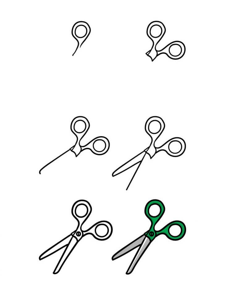 Scissors idea (14) Drawing Ideas