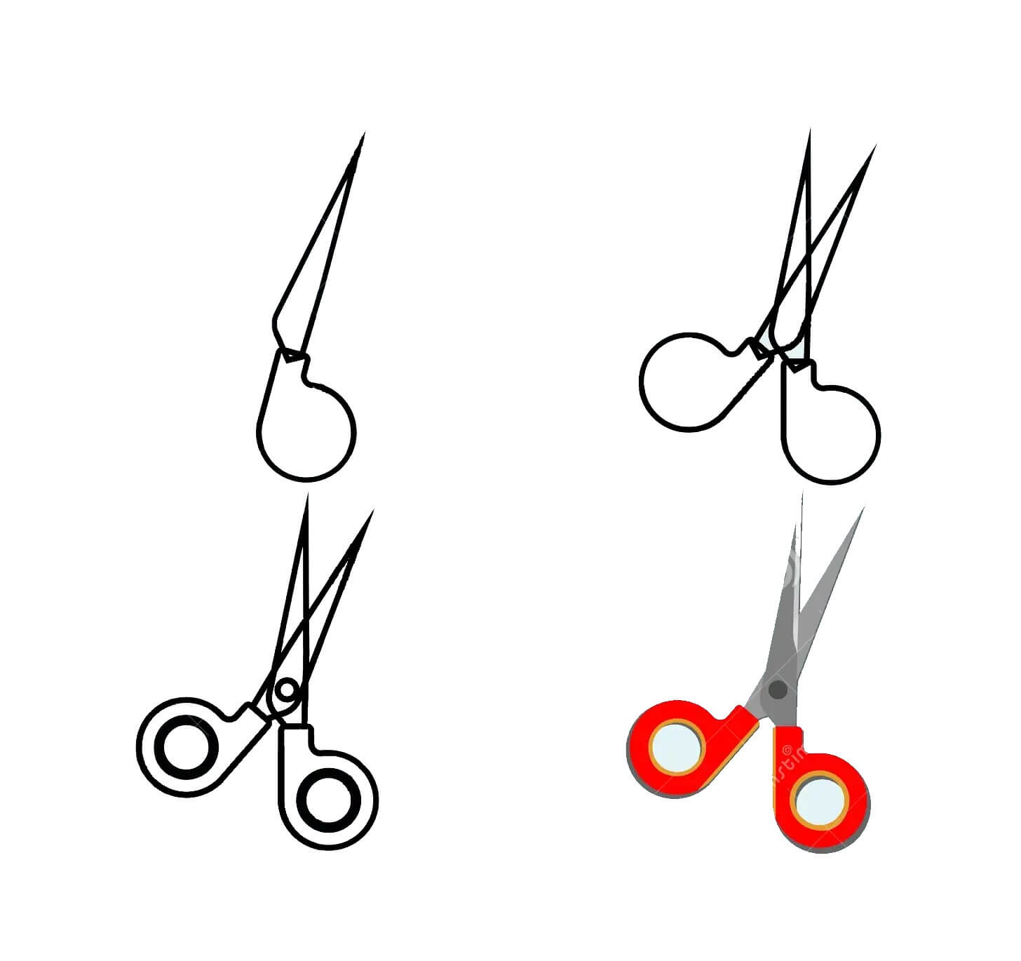 How to draw Scissors idea (17)