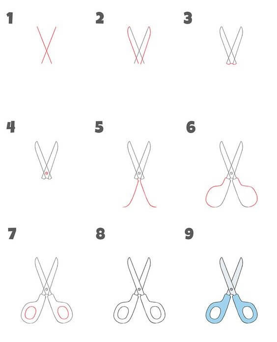 Scissors idea (4) Drawing Ideas