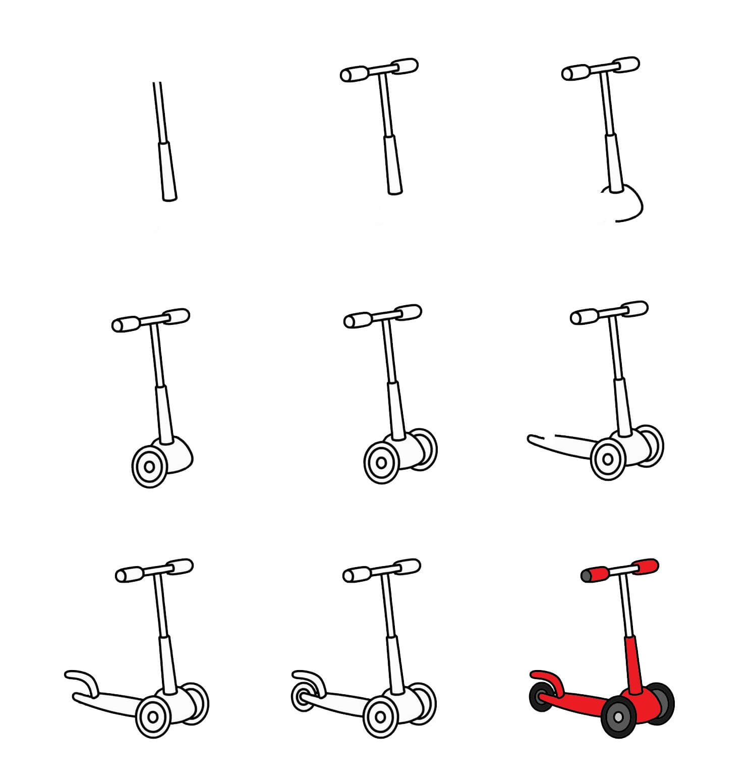 How to draw Scooter idea (1)