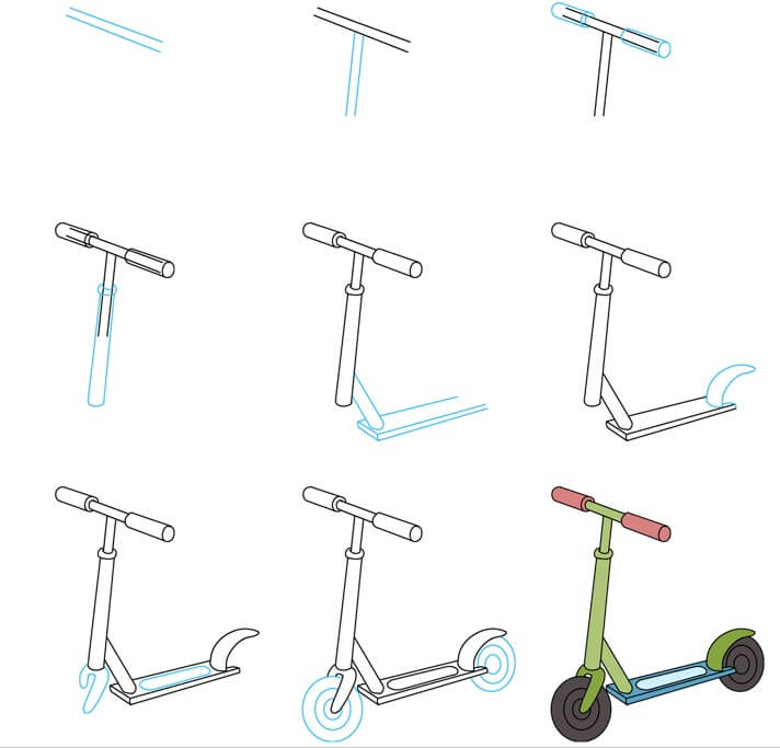 Scooter idea (8) Drawing Ideas