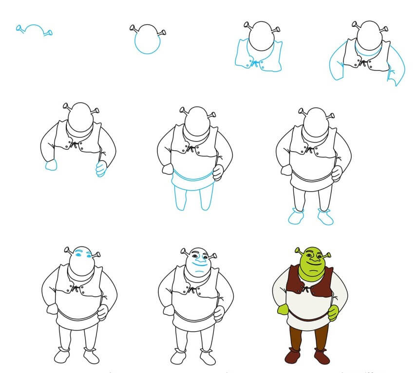 Shrek idea (10) Drawing Ideas