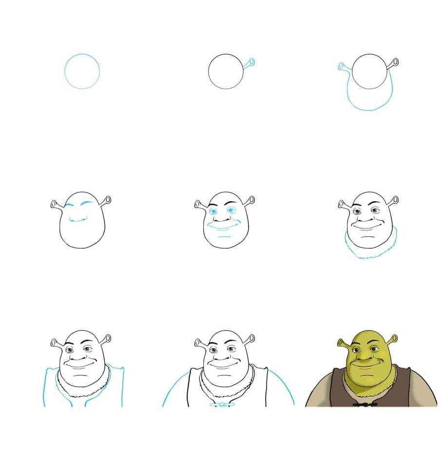 Shrek idea (6) Drawing Ideas