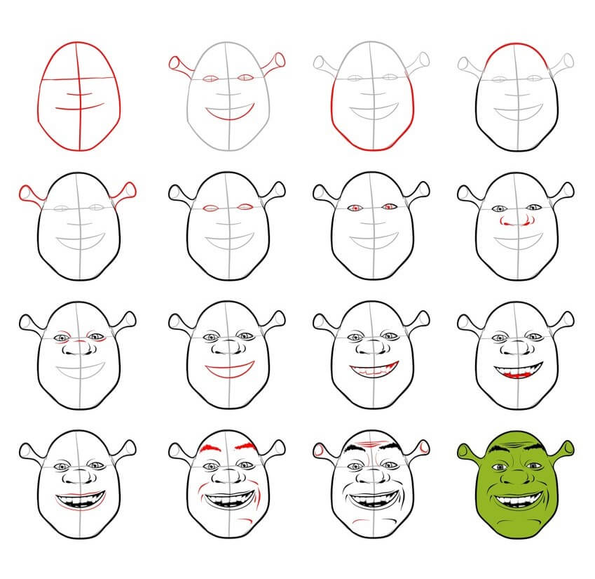 Shrek idea (9) Drawing Ideas