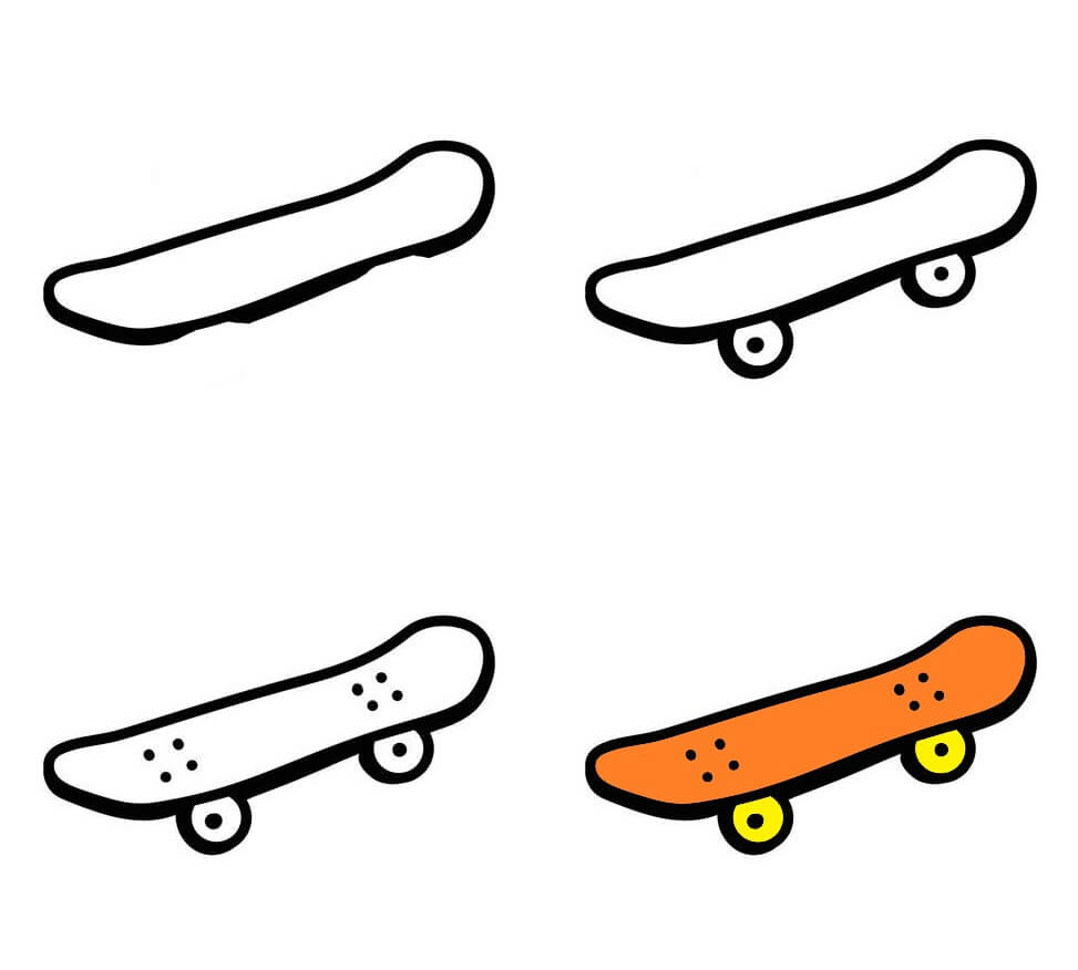 Skateboard idea (11) Drawing Ideas