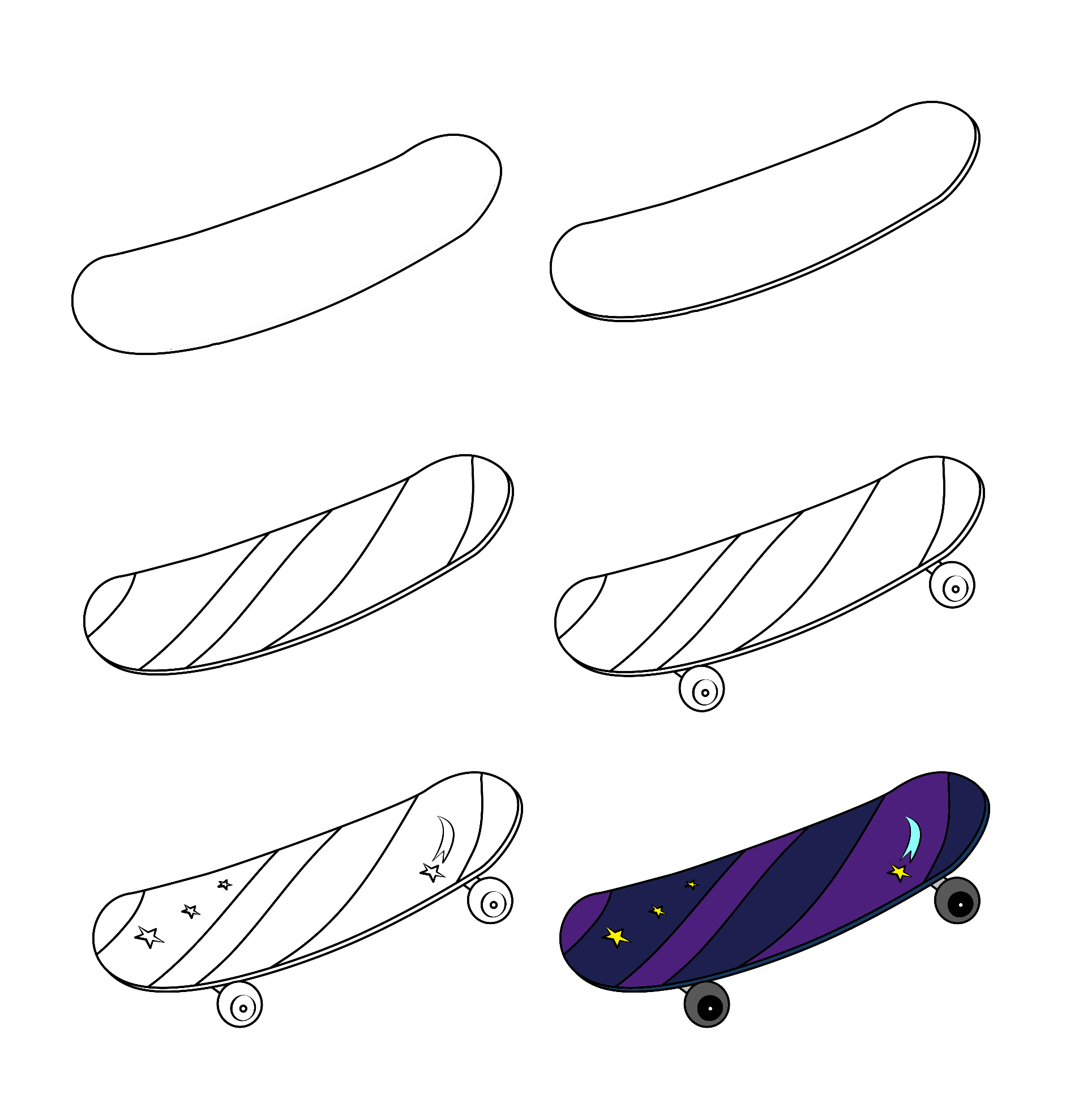 Skateboard idea (20) Drawing Ideas