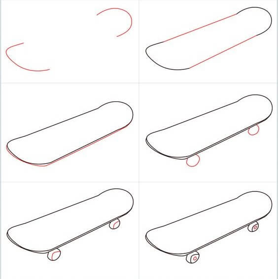 Skateboard idea (7) Drawing Ideas