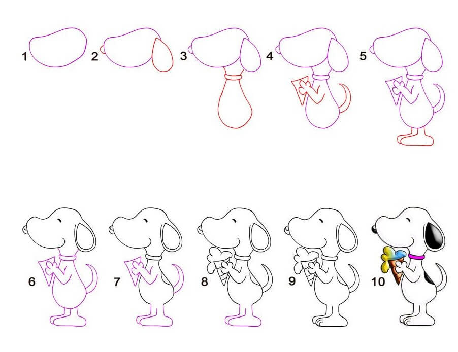 Snoopy idea (1) Drawing Ideas