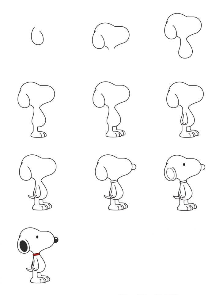 Snoopy idea (11) Drawing Ideas