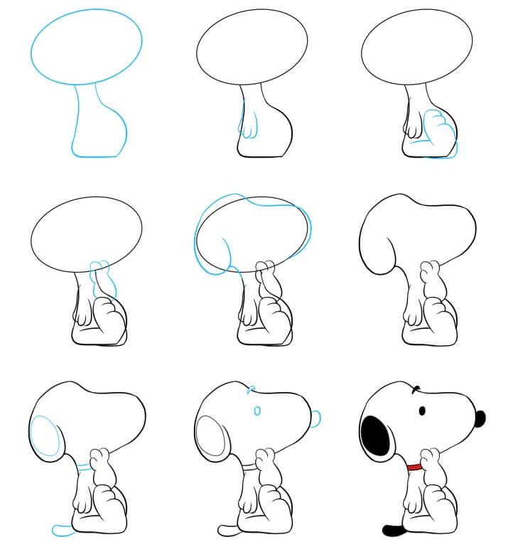 Snoopy idea (15) Drawing Ideas