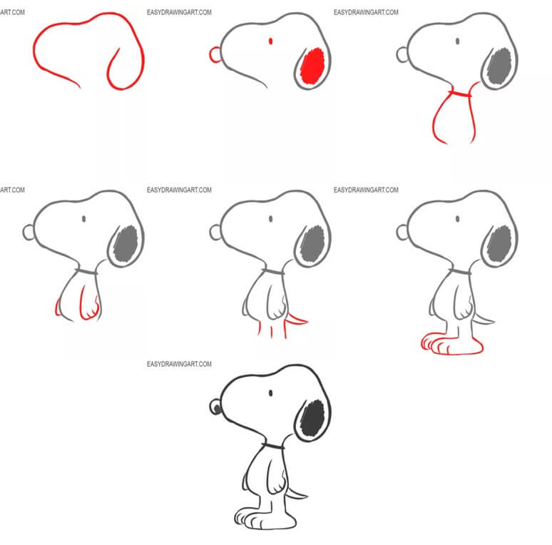 Snoopy idea (23) Drawing Ideas