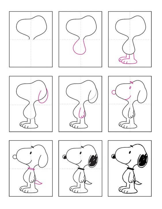 Snoopy idea (3) Drawing Ideas