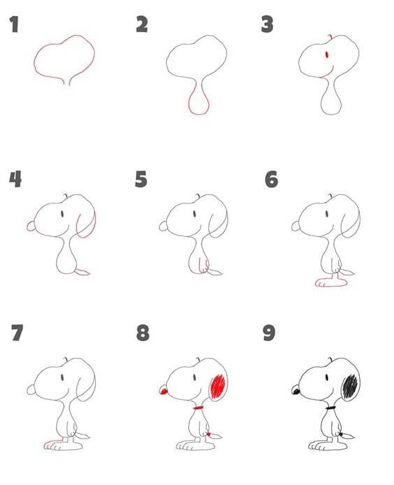 Snoopy idea (4) Drawing Ideas