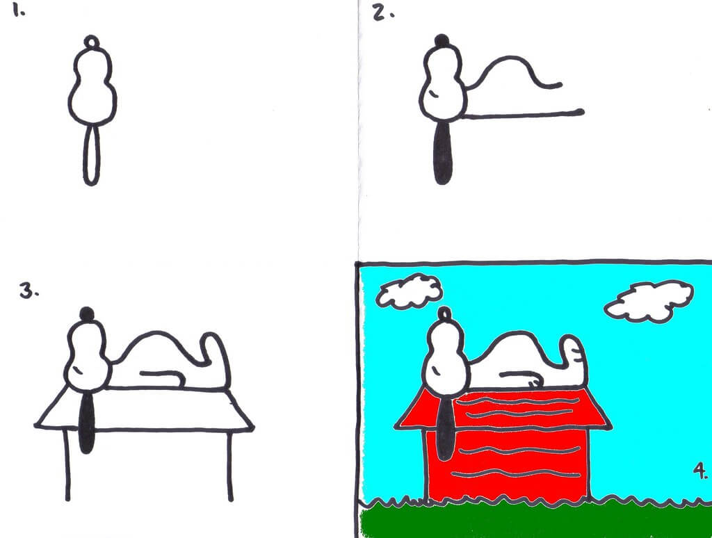 Snoopy idea (7) Drawing Ideas