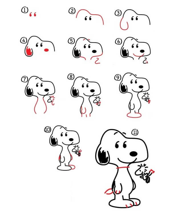 Snoopy idea (8) Drawing Ideas