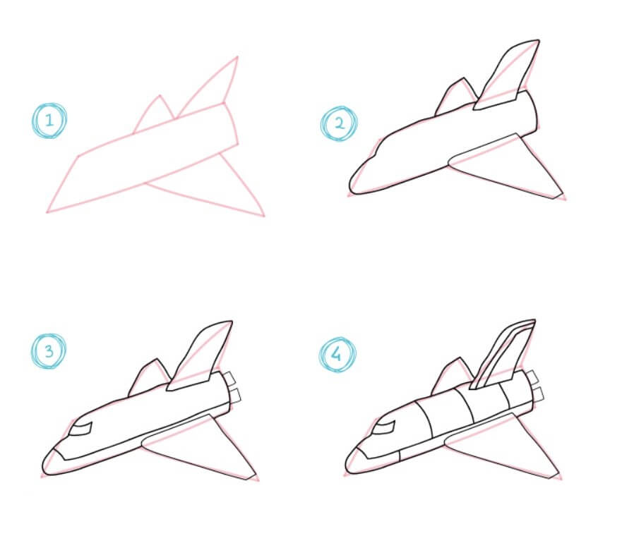 How to draw Spaceship idea (29)