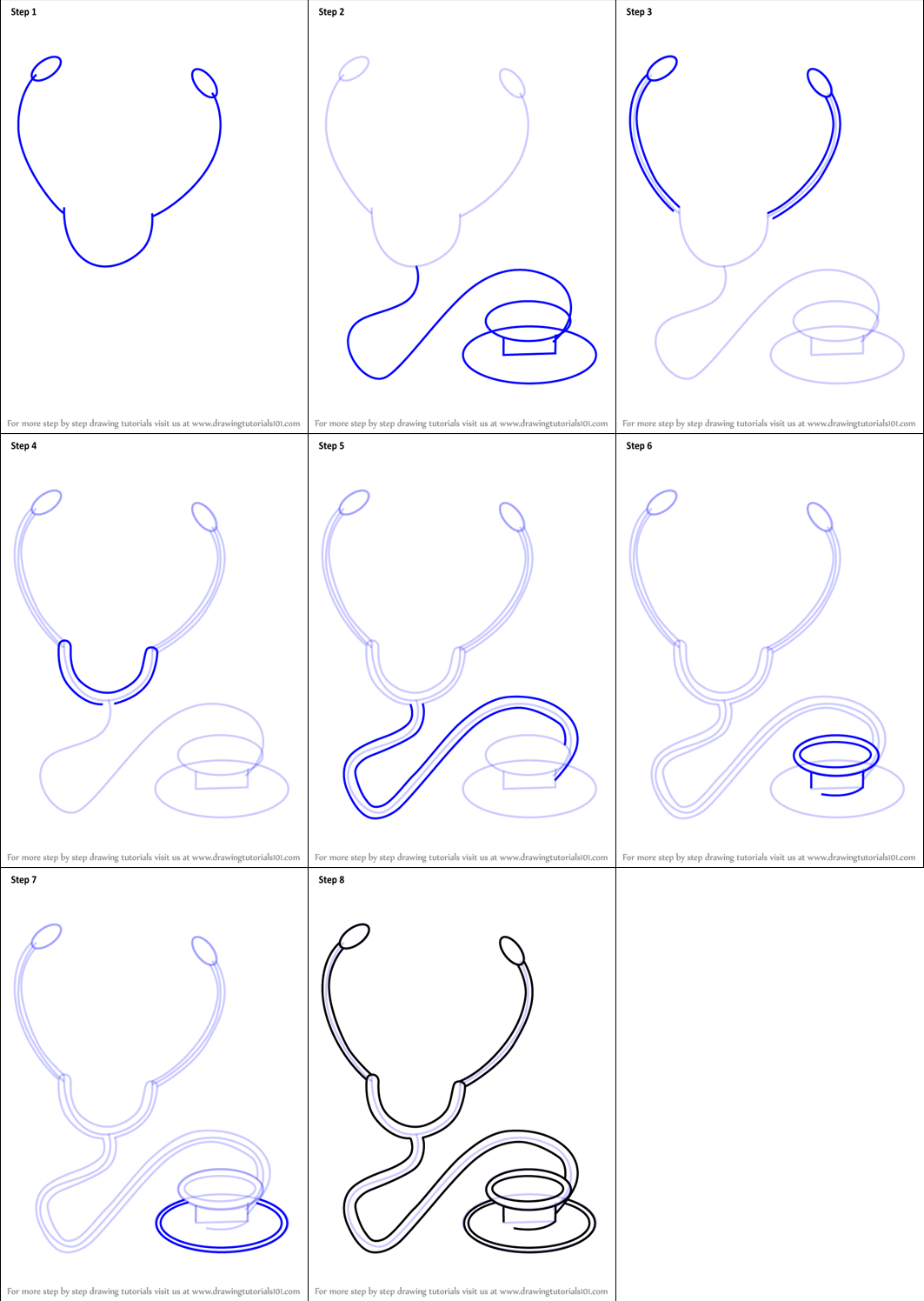 How to draw Stethoscope idea (11)