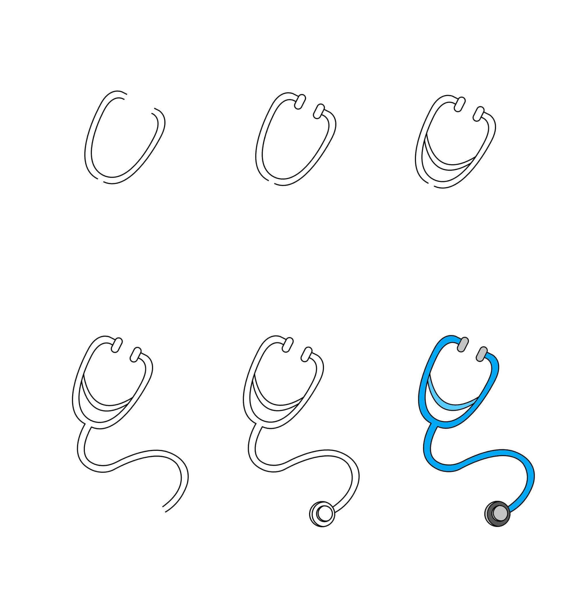 How to draw Stethoscope idea (4)