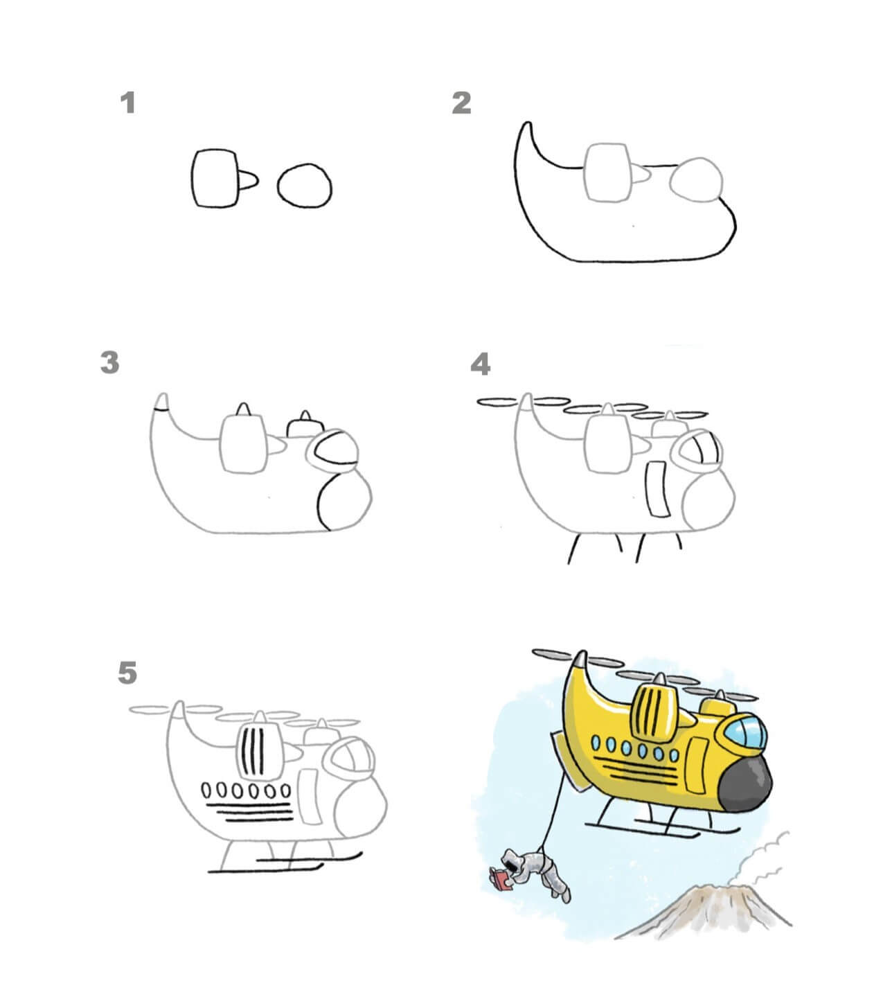 How to draw Submarine idea (9)