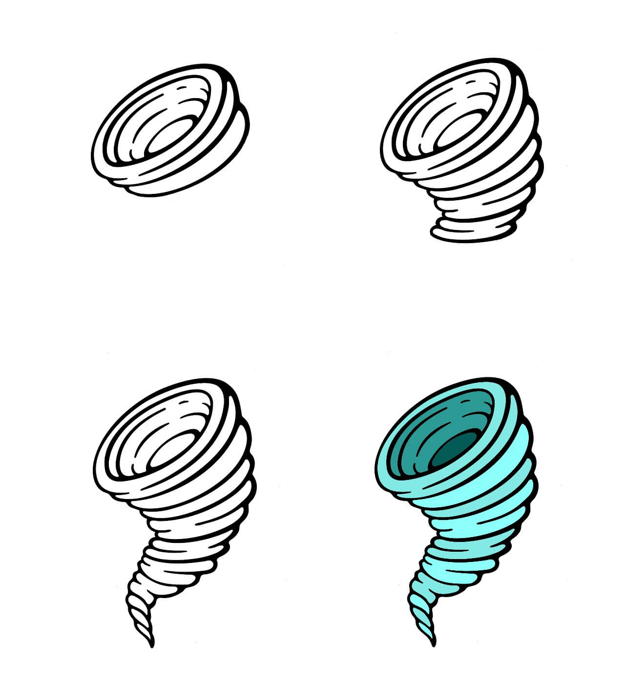 How to draw tornado idea (4)