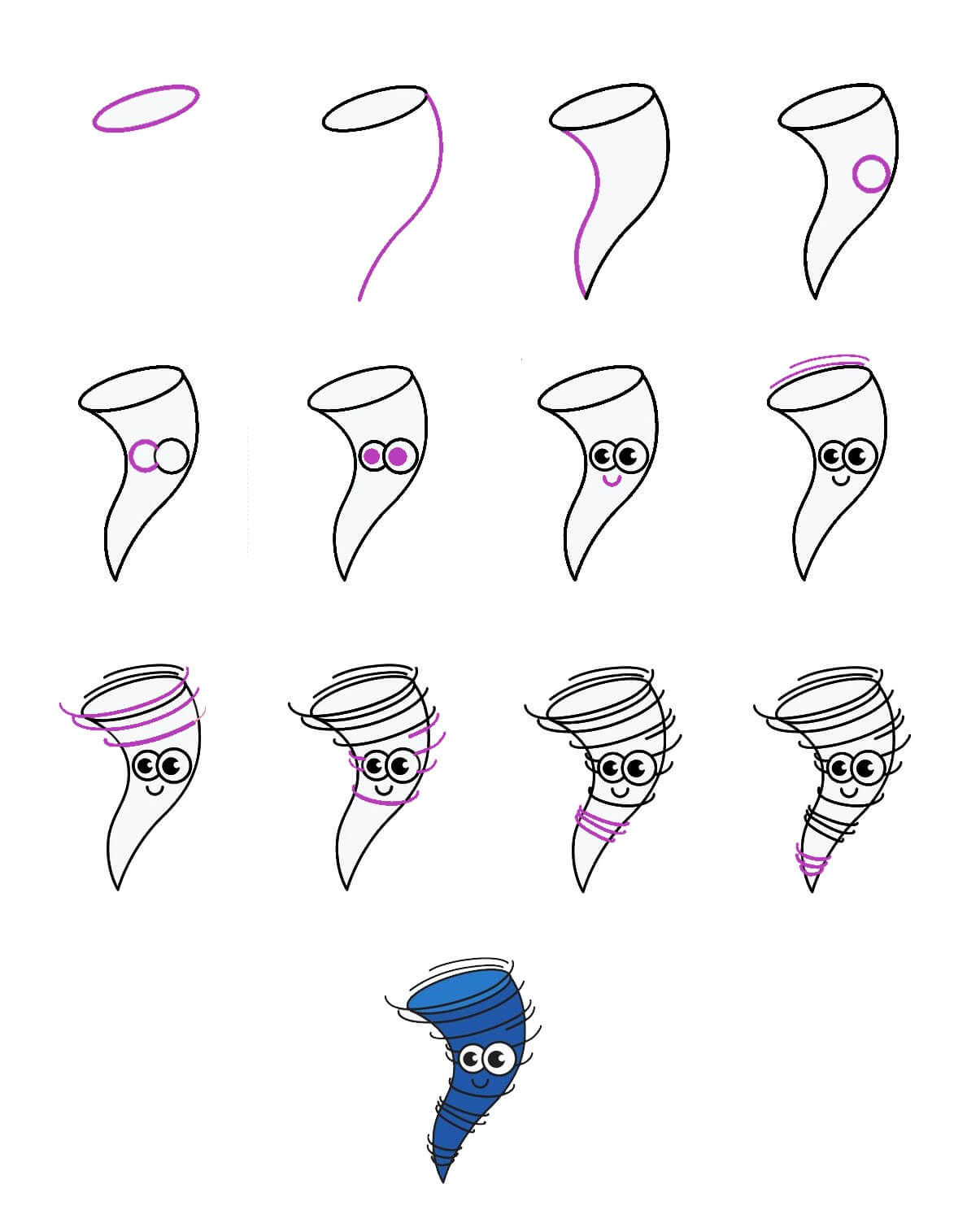 How to draw tornado idea (5)