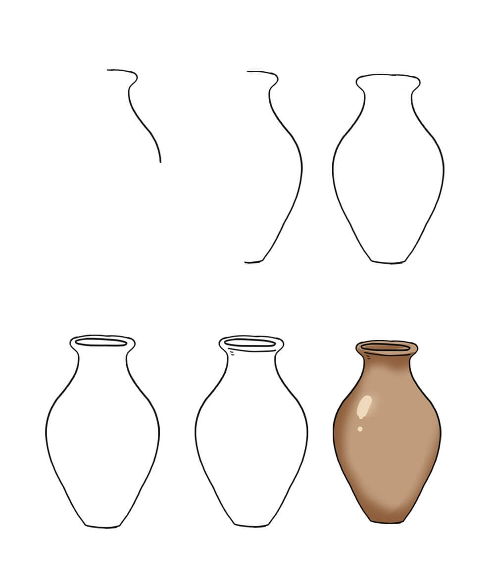 How to draw Vase idea (10)