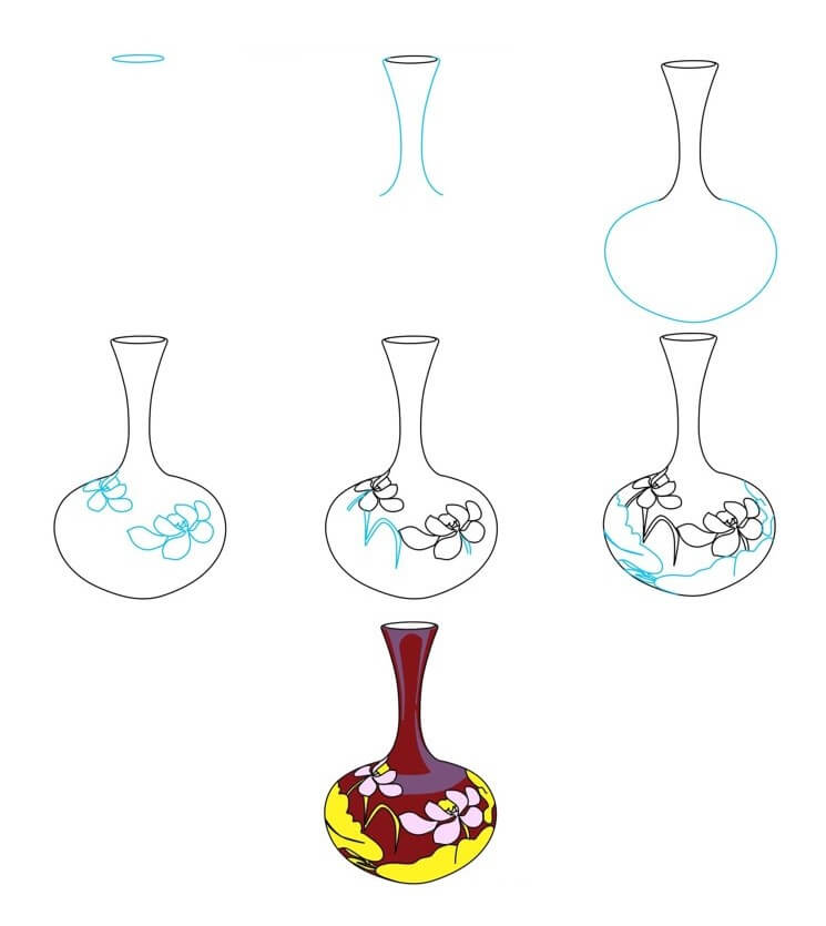 Vase idea (15) Drawing Ideas