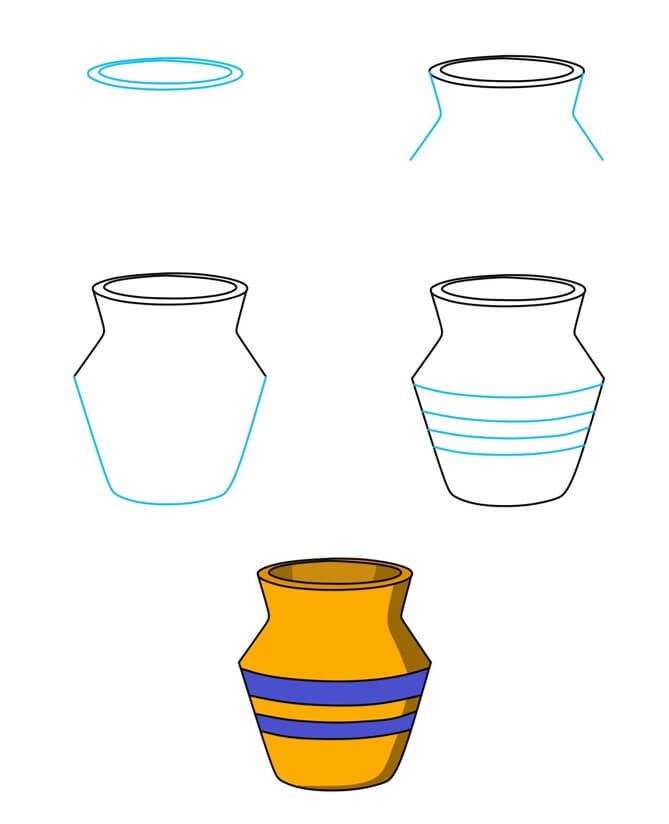 Vase idea (16) Drawing Ideas