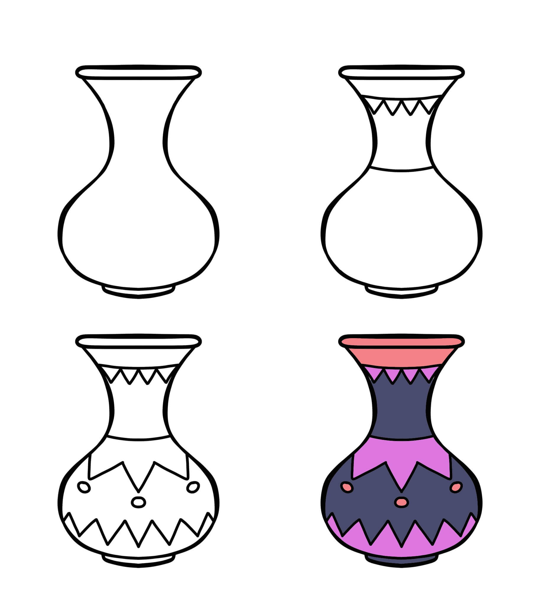 How to draw Vase idea (21)