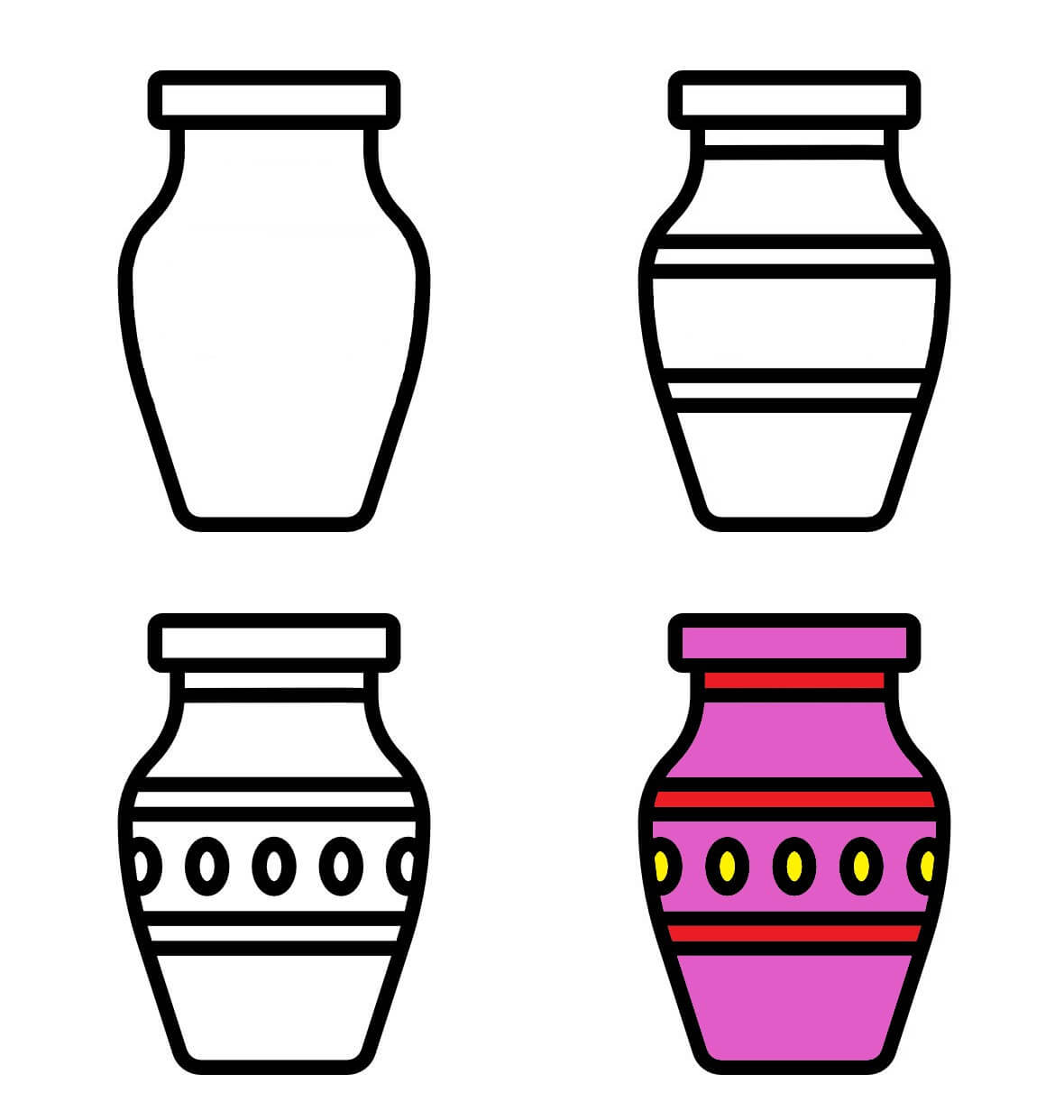 How to draw Vase idea (23)