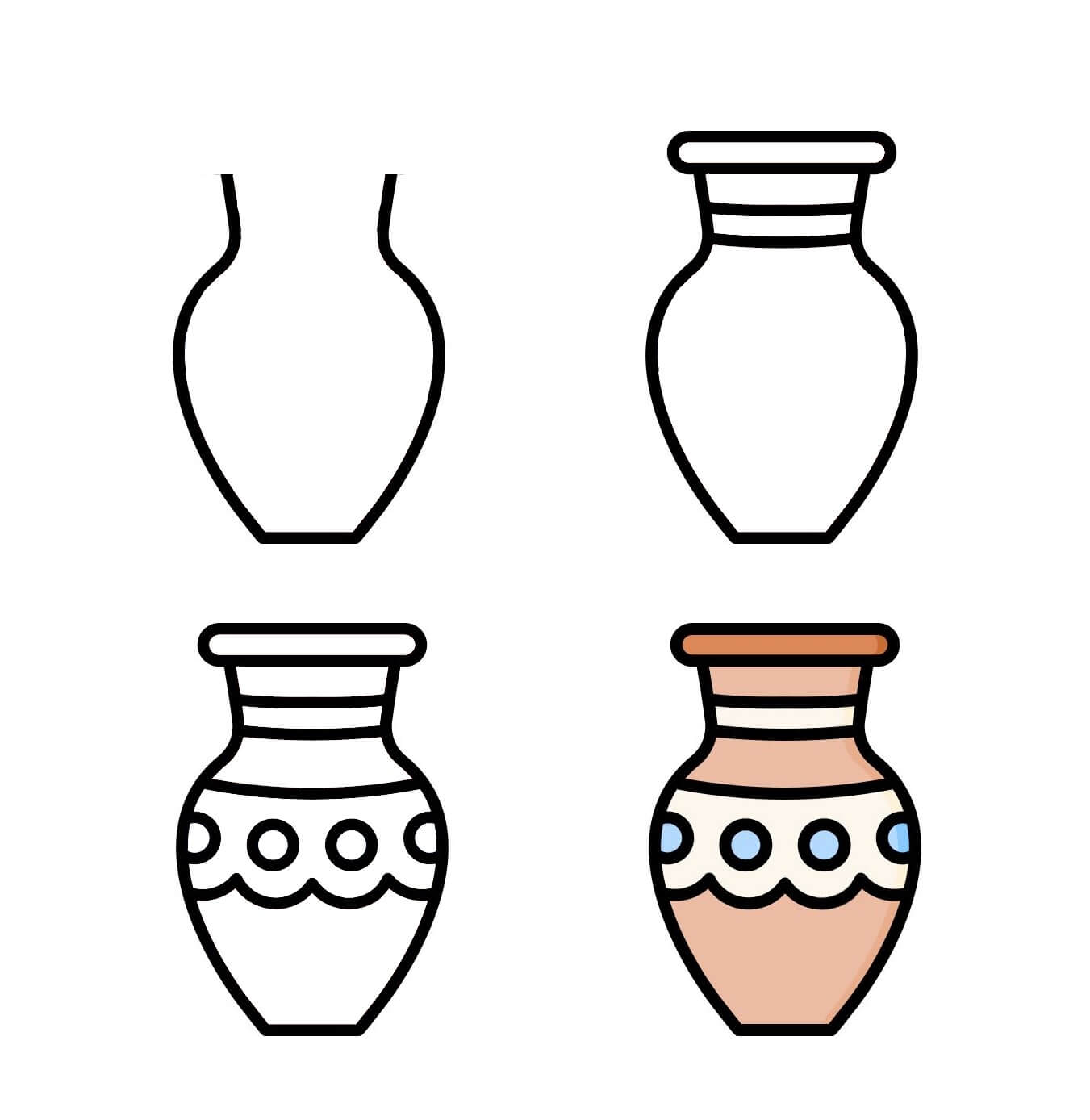 How to draw Vase idea (24)