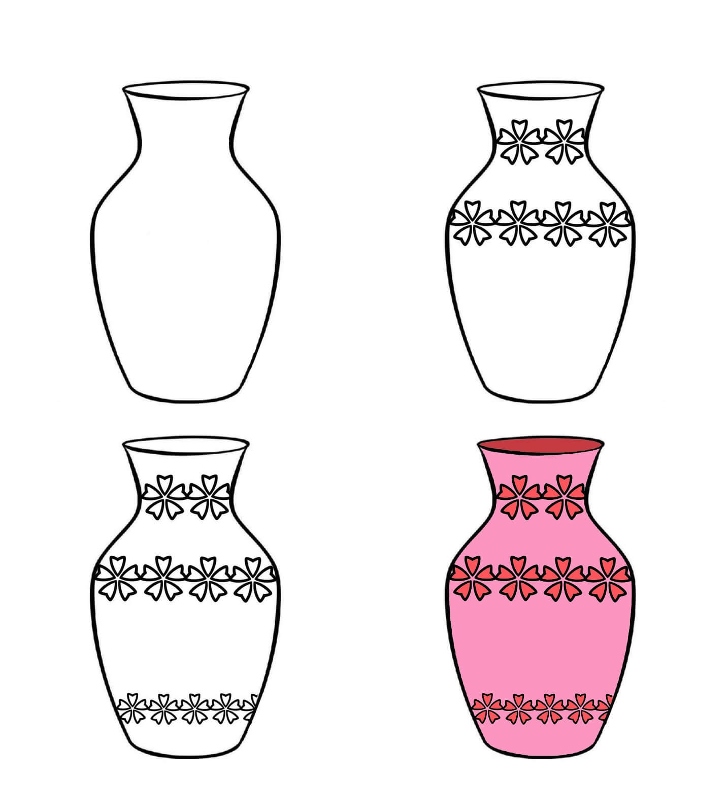 How to draw Vase idea (26)