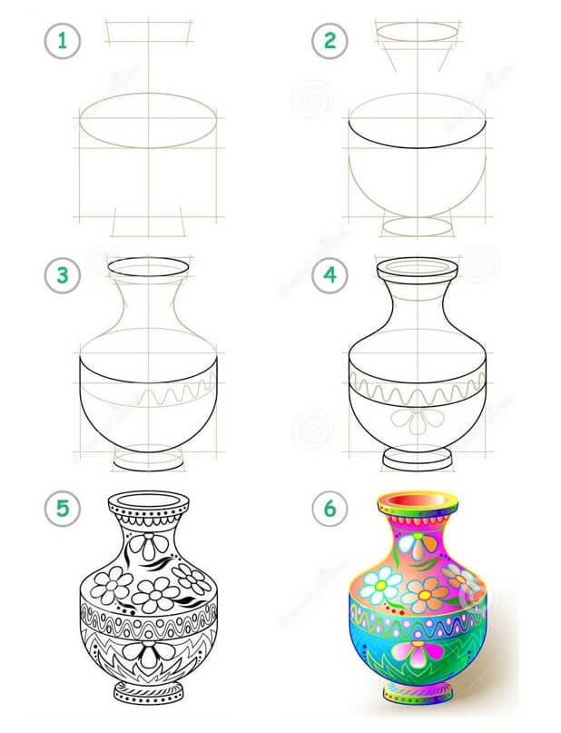 Vase idea (7) Drawing Ideas