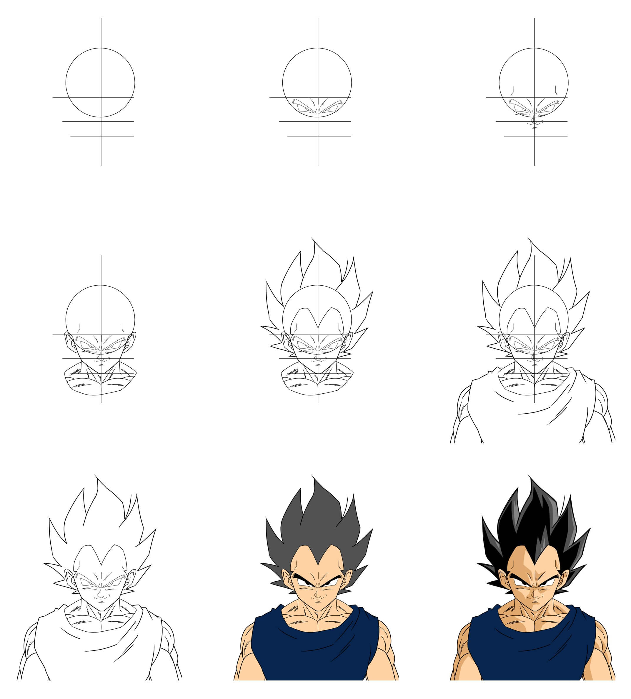 Vegeta idea (10) Drawing Ideas