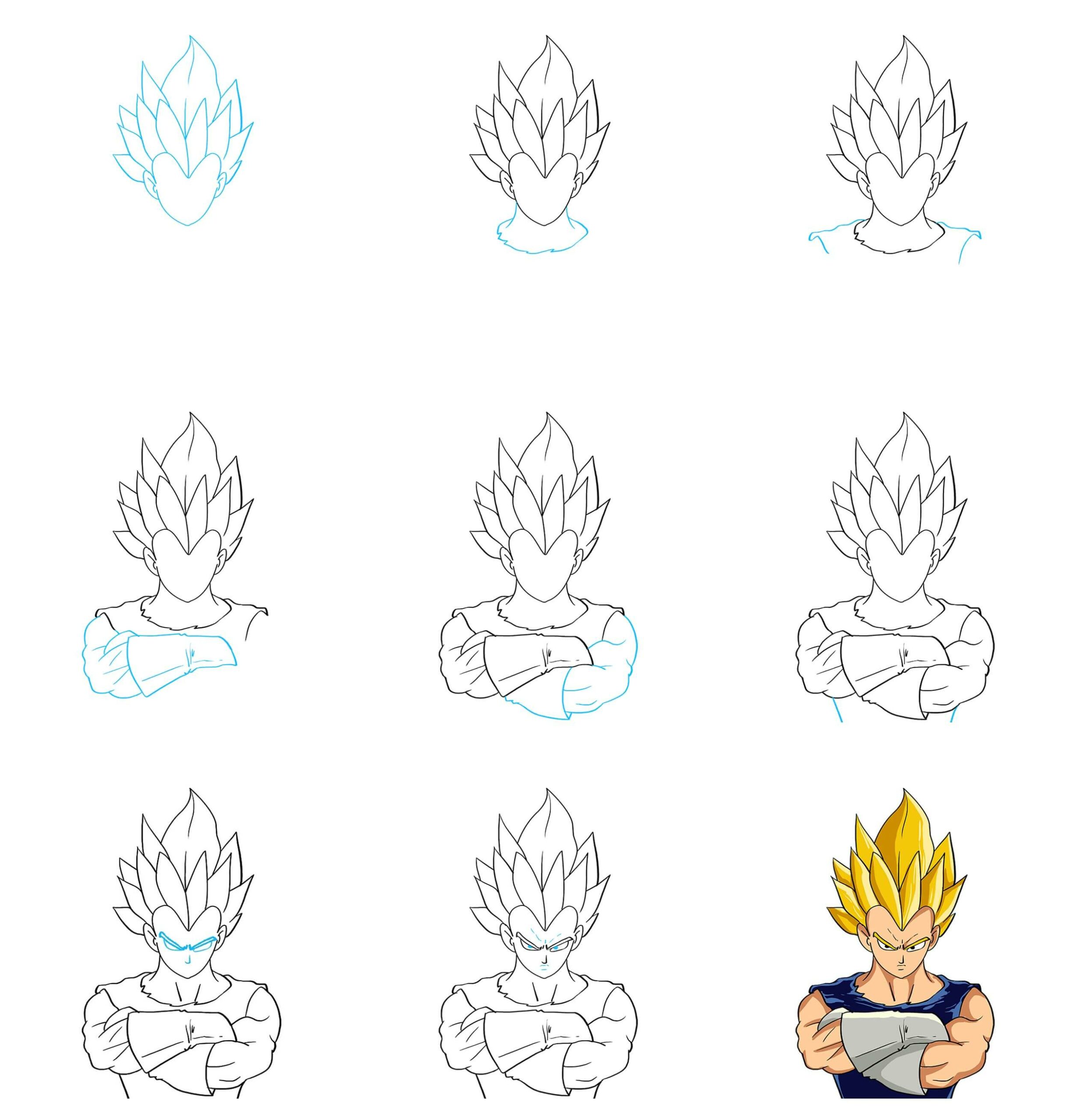 Vegeta idea (11) Drawing Ideas