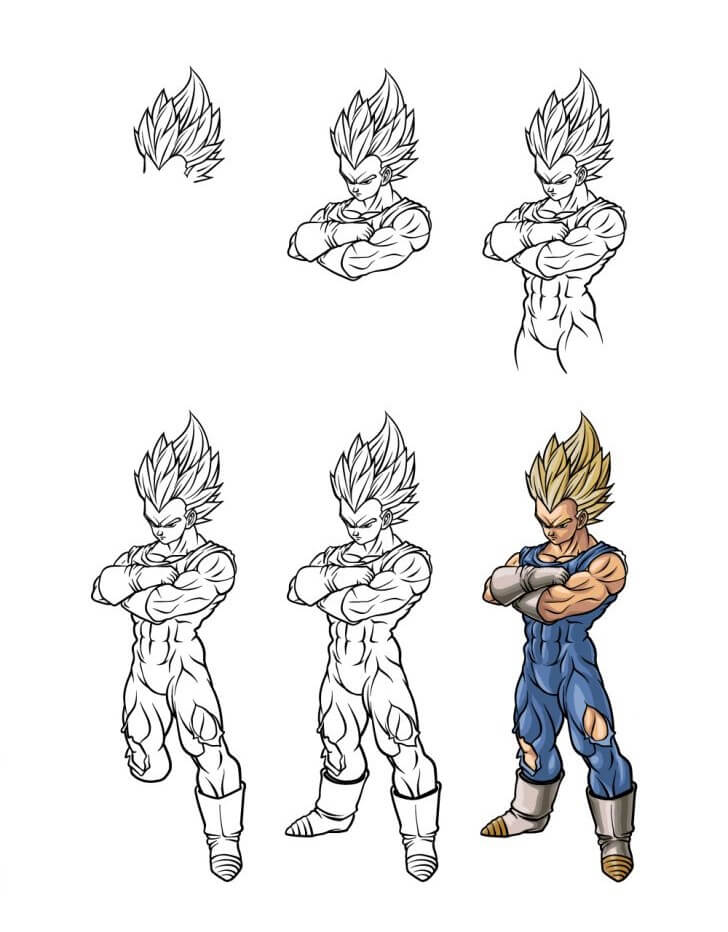 Vegeta idea (16) Drawing Ideas