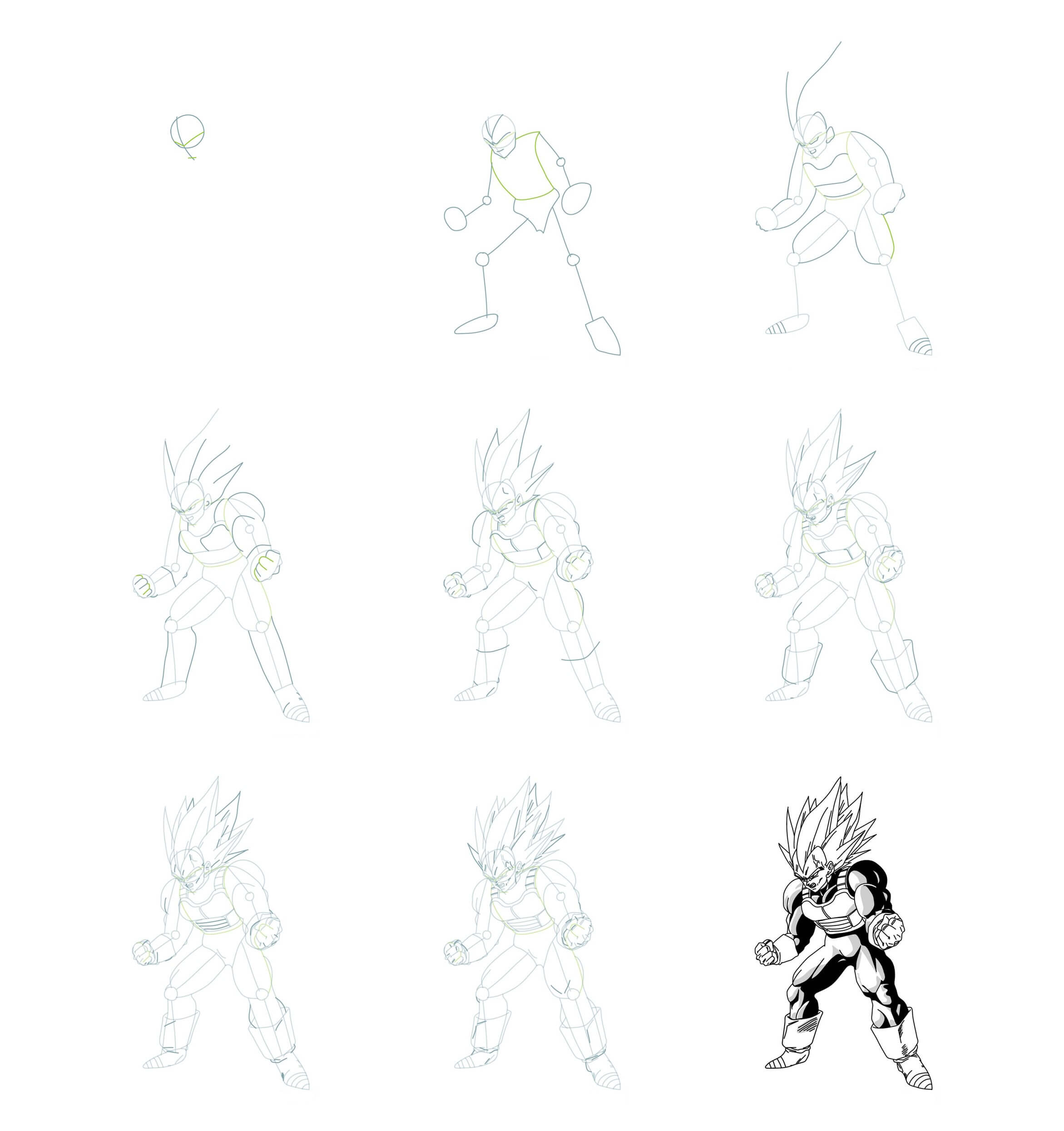 Vegeta idea (18) Drawing Ideas