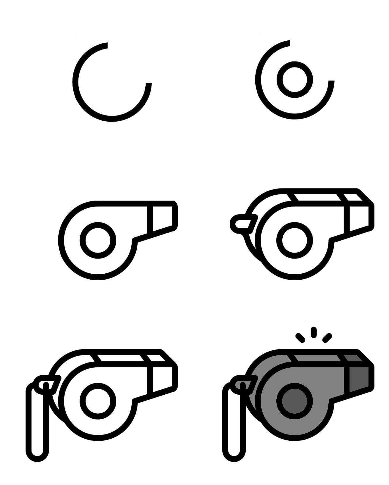 How to draw Whistle idea (9)