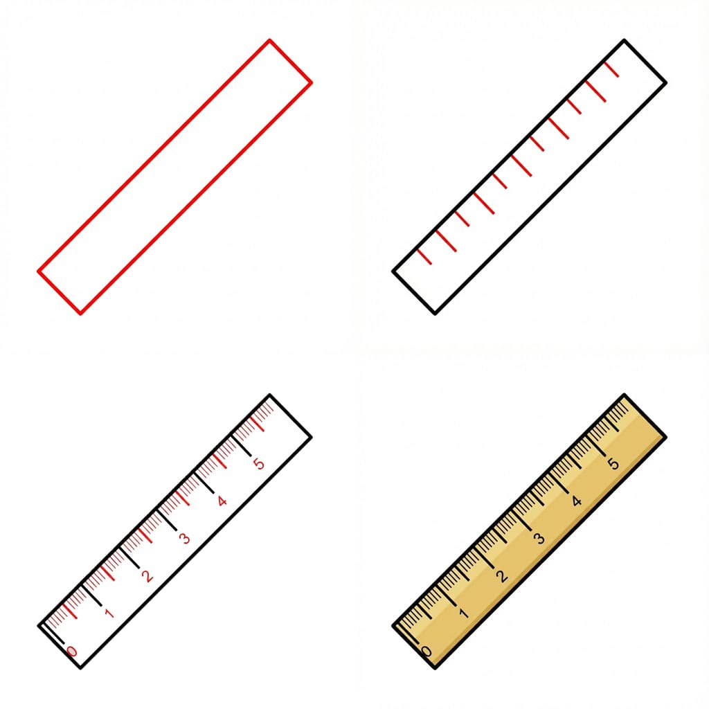 Easy Ruler Drawing Ideas