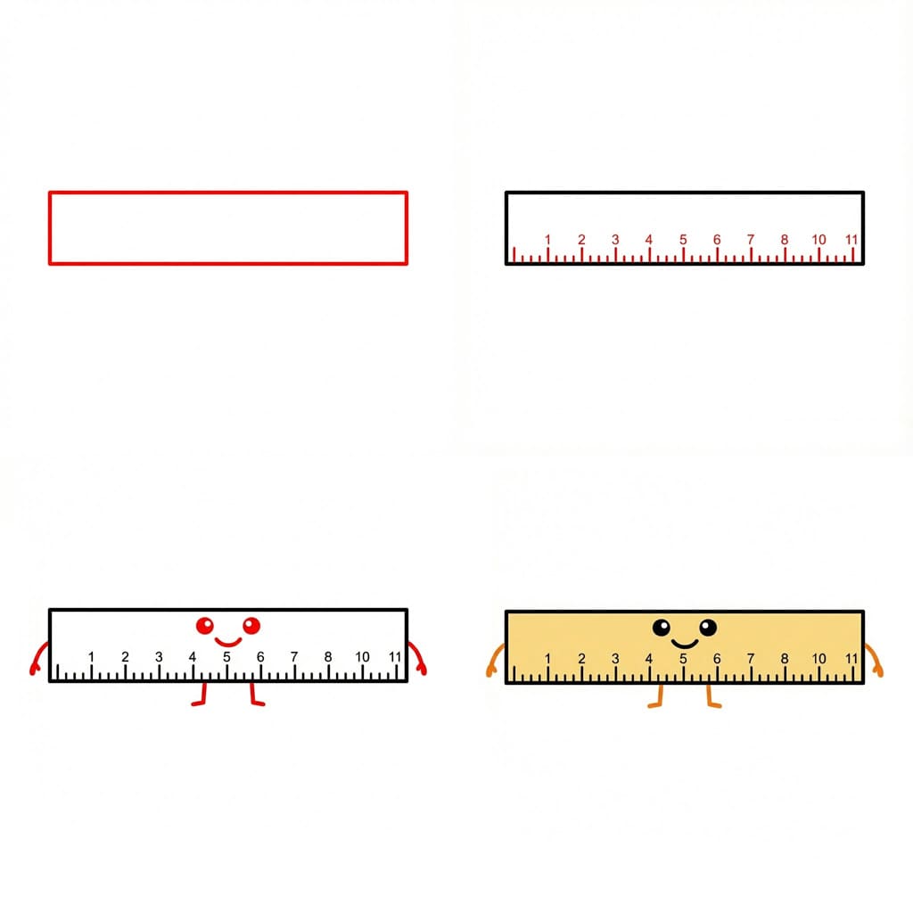 Smile Ruler Drawing Ideas