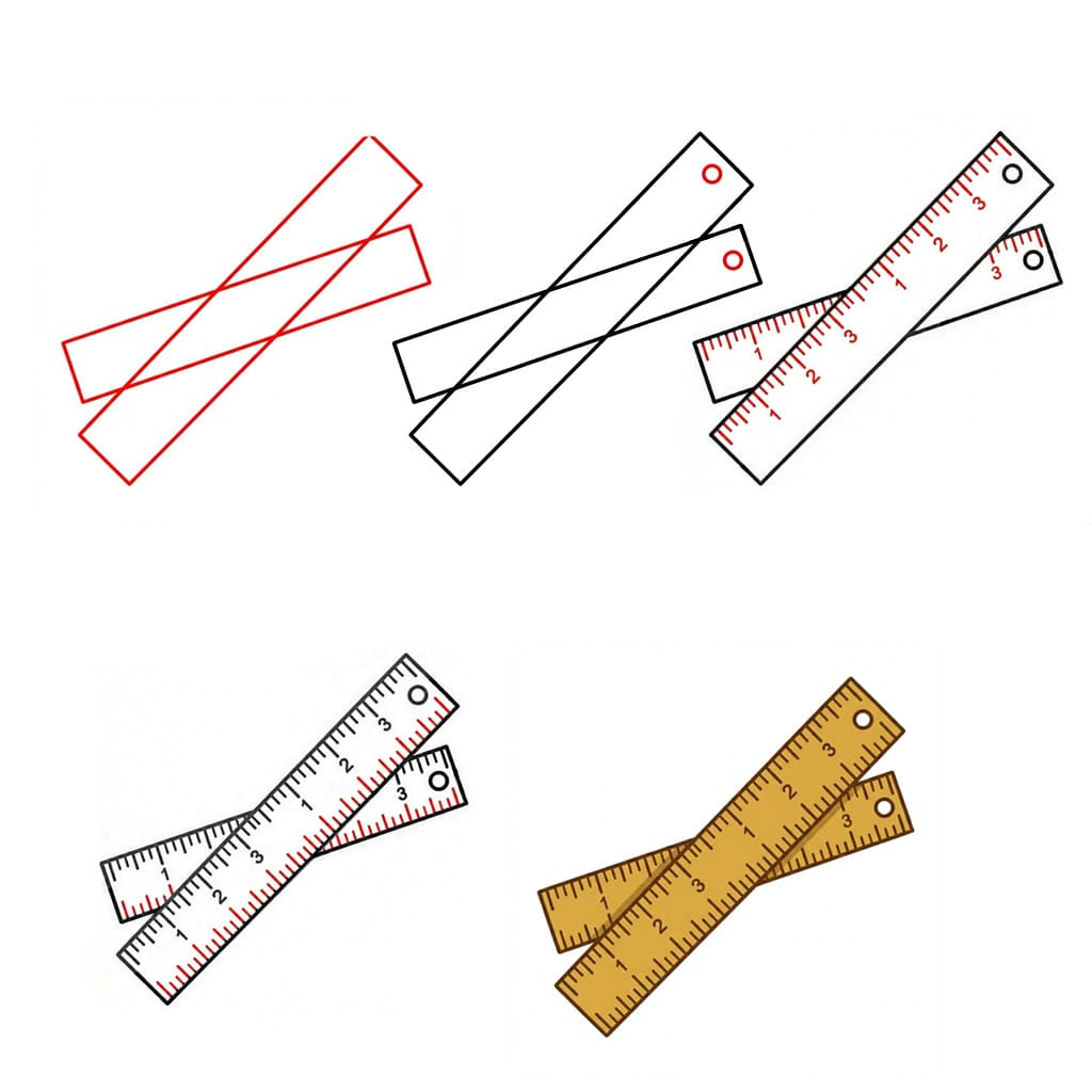 Two Ruler Drawing Ideas