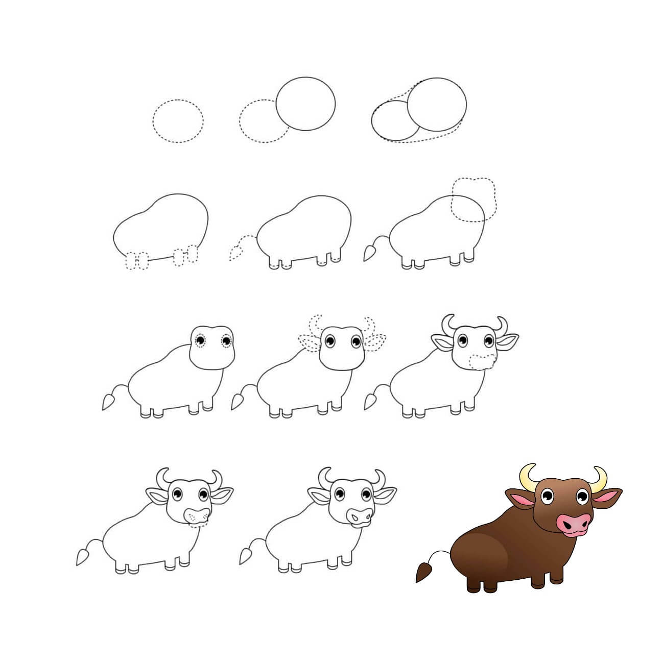 Bull idea (1) Drawing Ideas