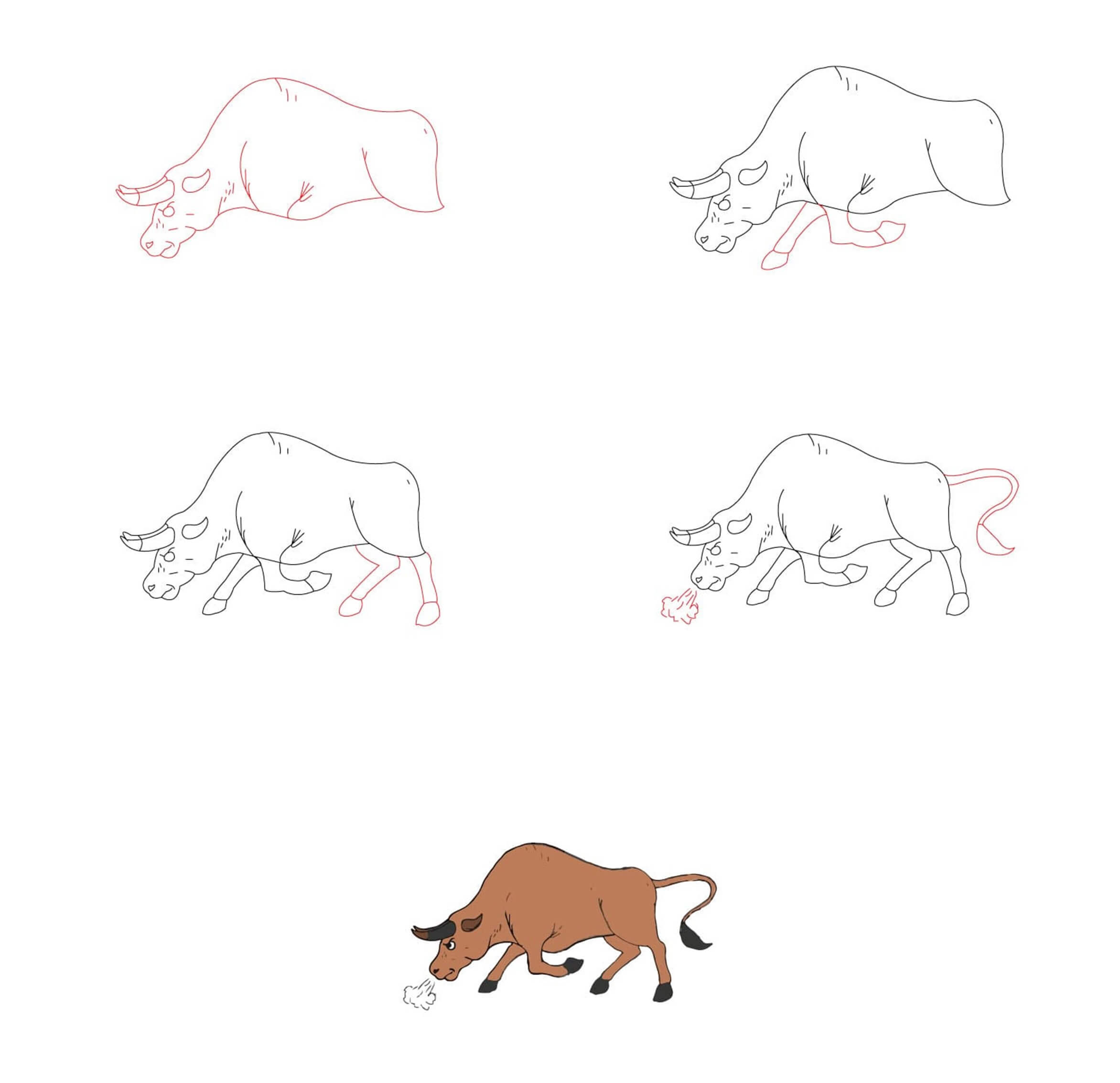 Bull idea (11) Drawing Ideas