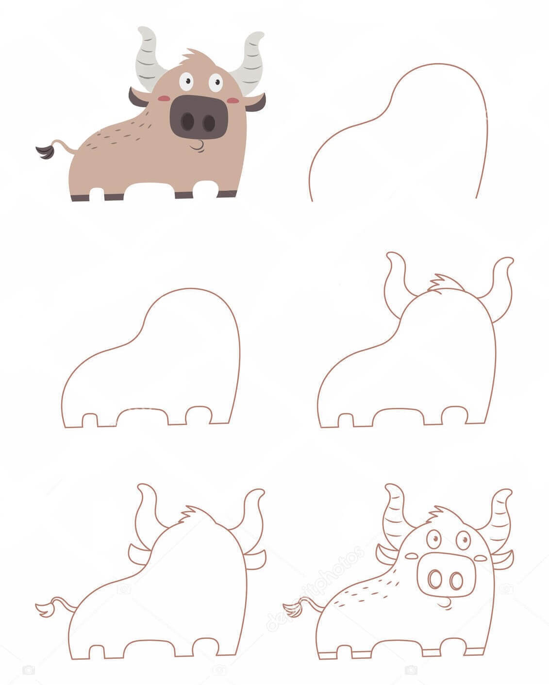 Bull idea (18) Drawing Ideas