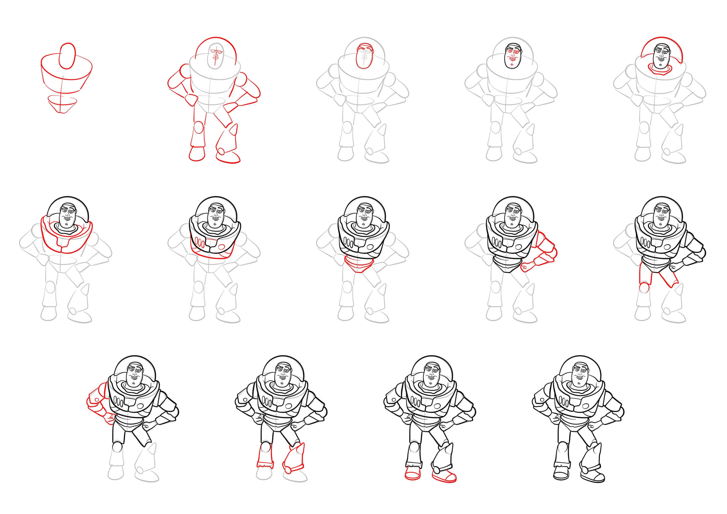 Buzz Lightyear idea (11) Drawing Ideas