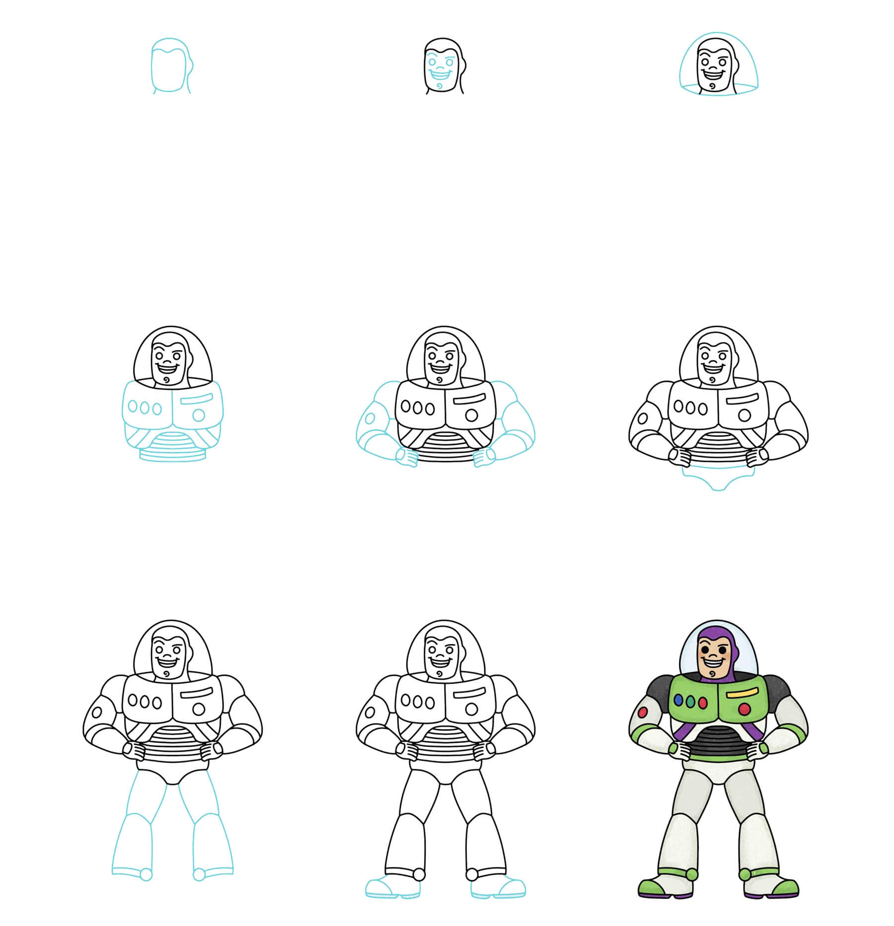 Buzz Lightyear Drawing Ideas