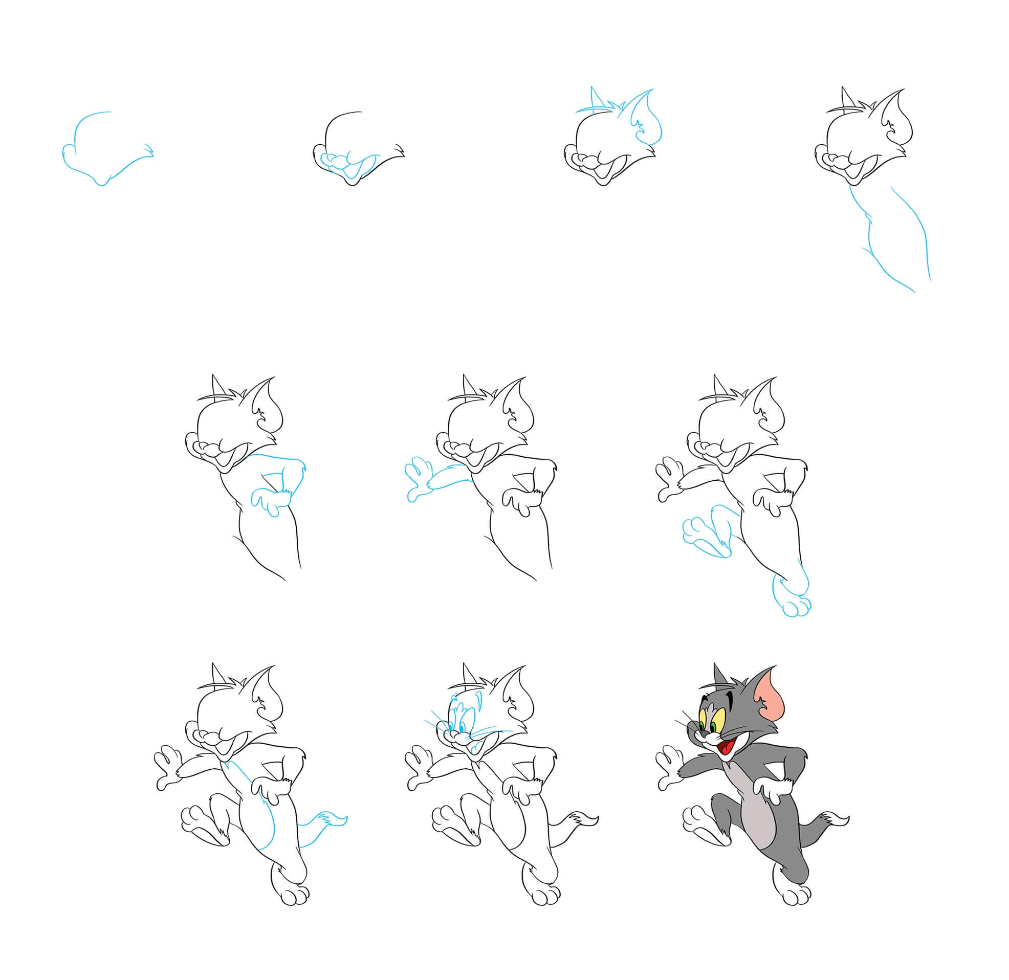 Cat Tom idea (3) Drawing Ideas