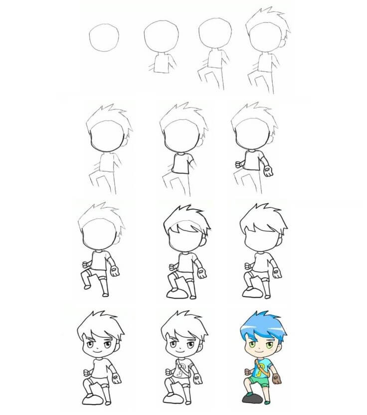 Chibi boy (1) Drawing Ideas