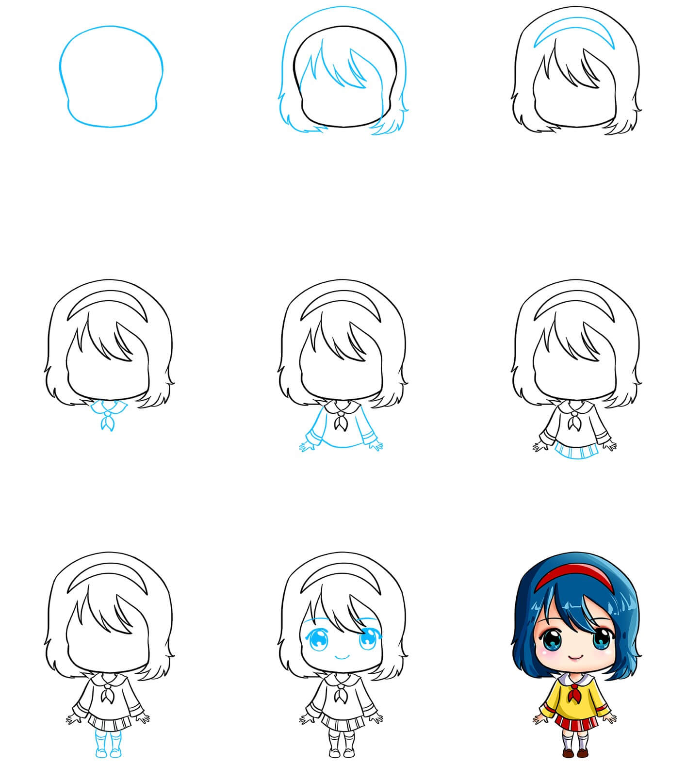 Chibi girl (17) Drawing Ideas