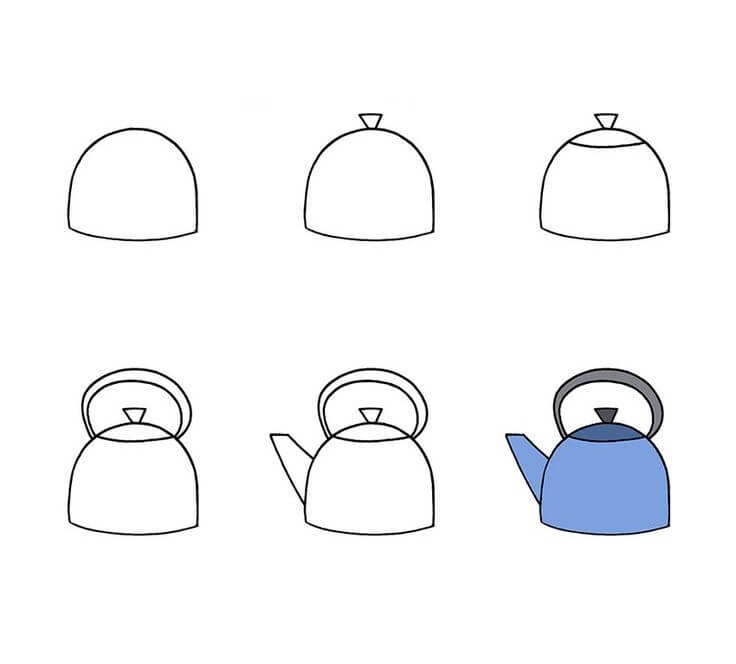 Classic Teapot Drawing Ideas